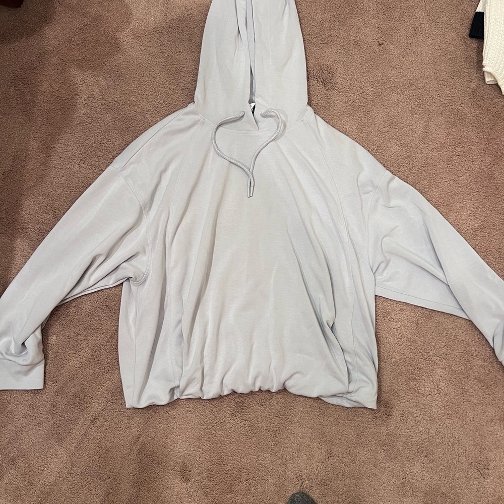 Athleta Light Gray Hoodie
